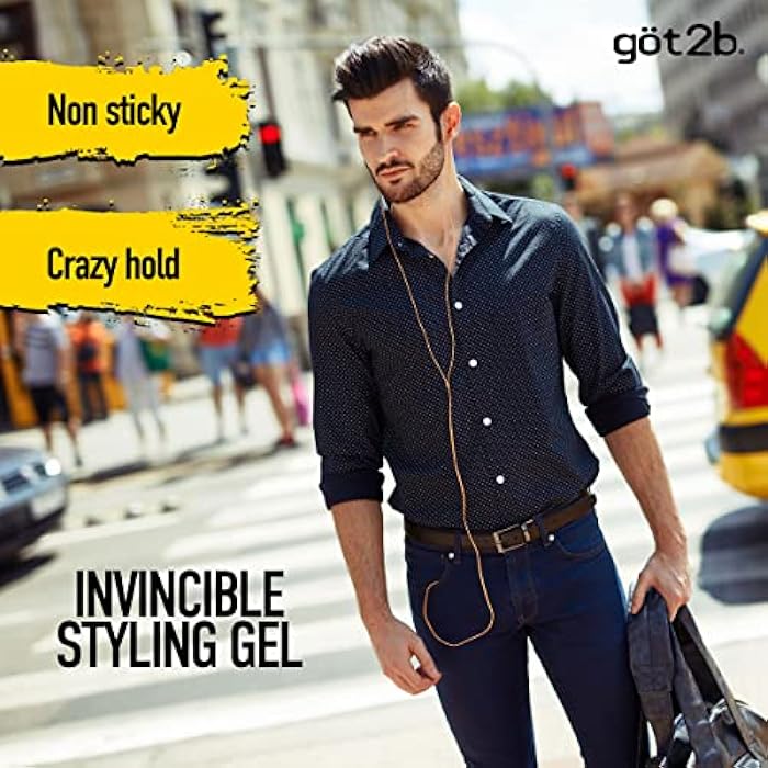 Got2b Ultra Glued Invincible Styling Hair Gel, 6 Ounce - Image 3